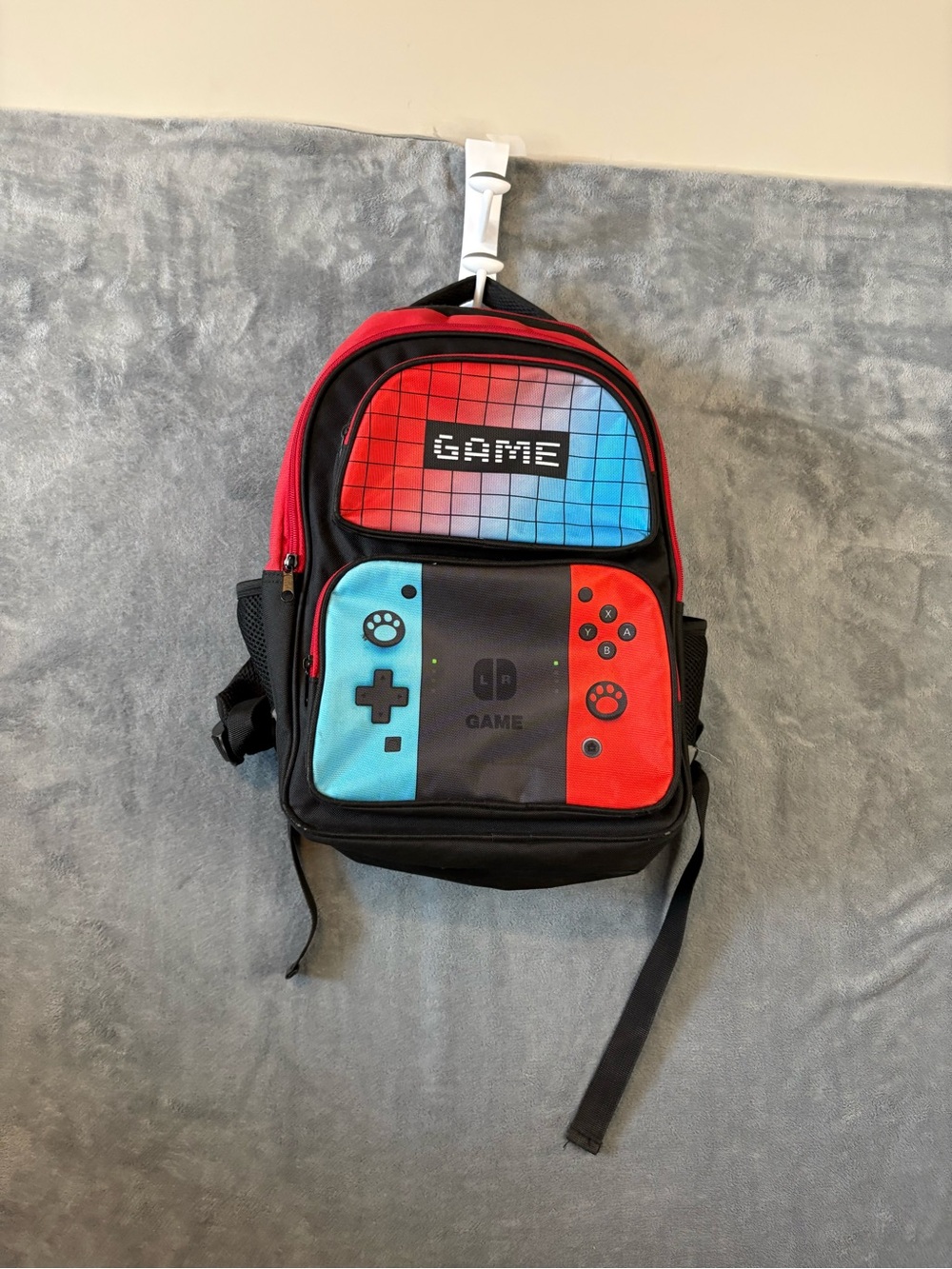 Kids' Gaming Backpack - Red & Blue